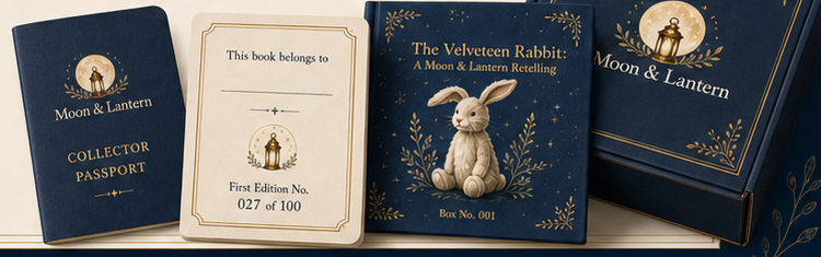 Collector Passport, personalized bookplate, Rabbit hardcover and collector mailer